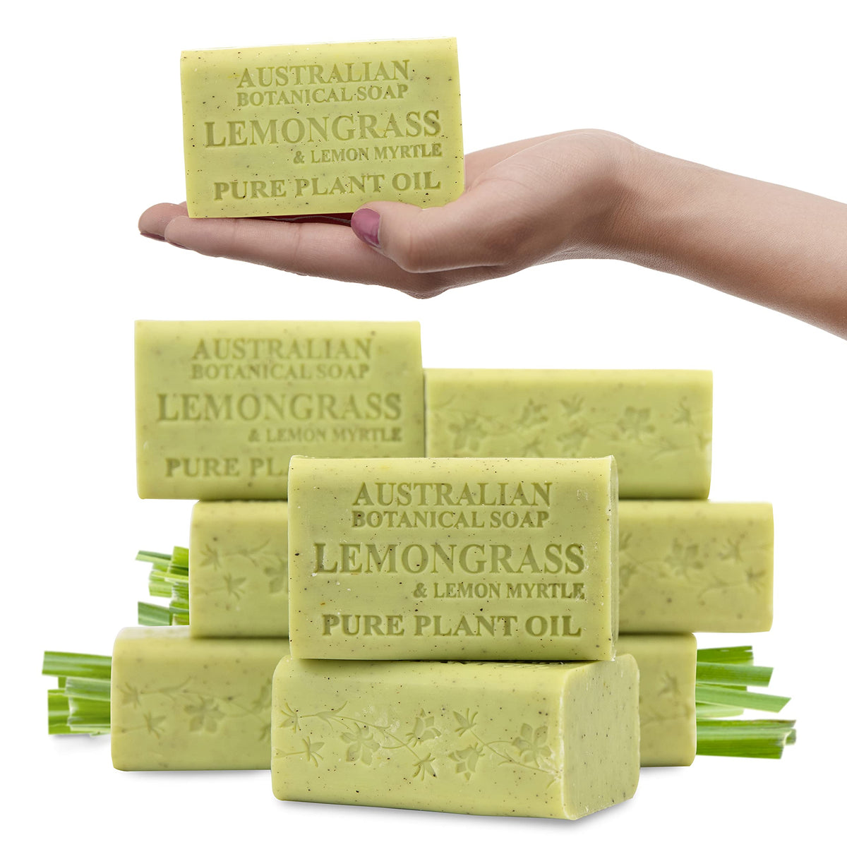 Australian Botanical Soap front packaging showing size and pack benefit