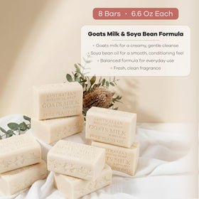 Australian Botanical Soap creamy lather in hand demonstrating gentle cleansing