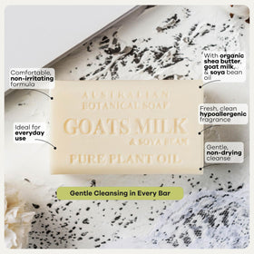 Australian Botanical Soap stacked bars demonstrating bulk pack convenience