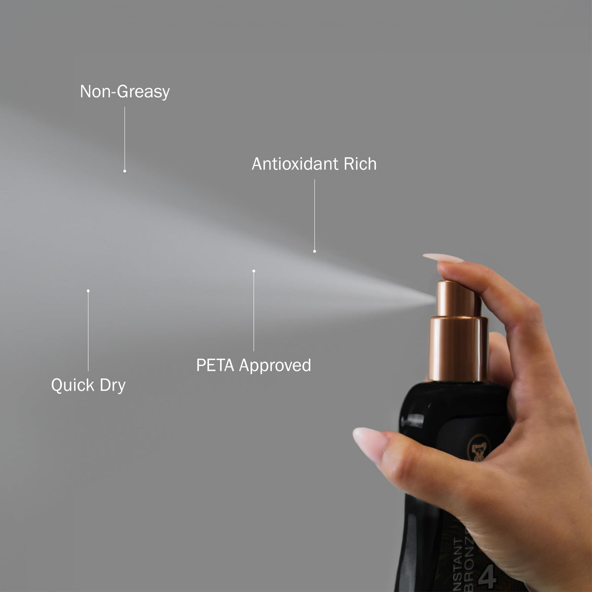 Australian Gold closeup of gel texture highlighting fast absorption benefit
