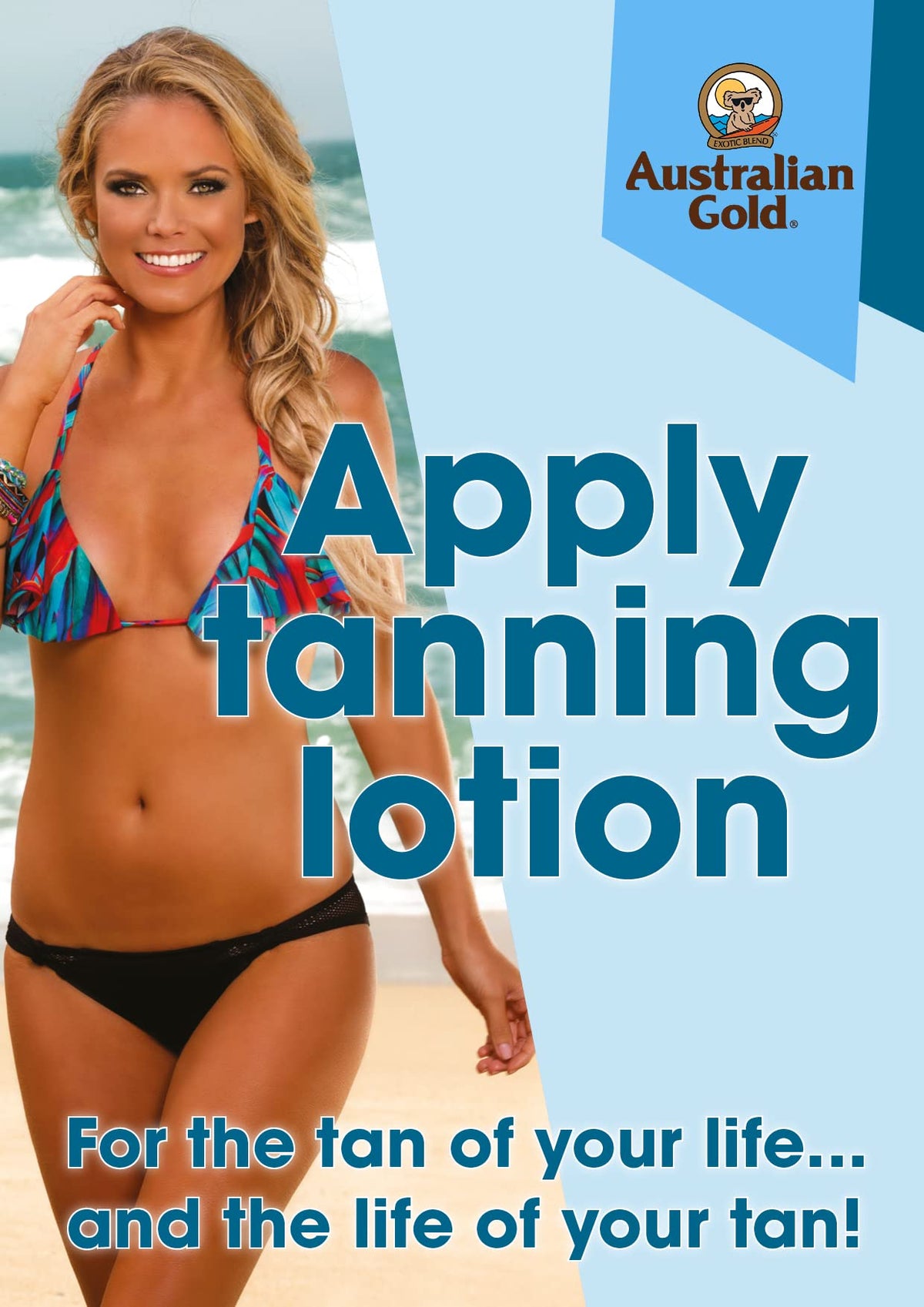 Australian Gold palm application demo showing spreadability and quick absorption advantage