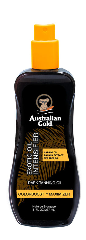 Australian Gold front packaging shows product bottle and label for easy identification and purchase