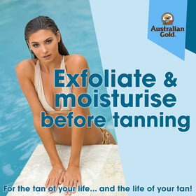 Australian Gold in hand application demonstrating smooth spread benefit
