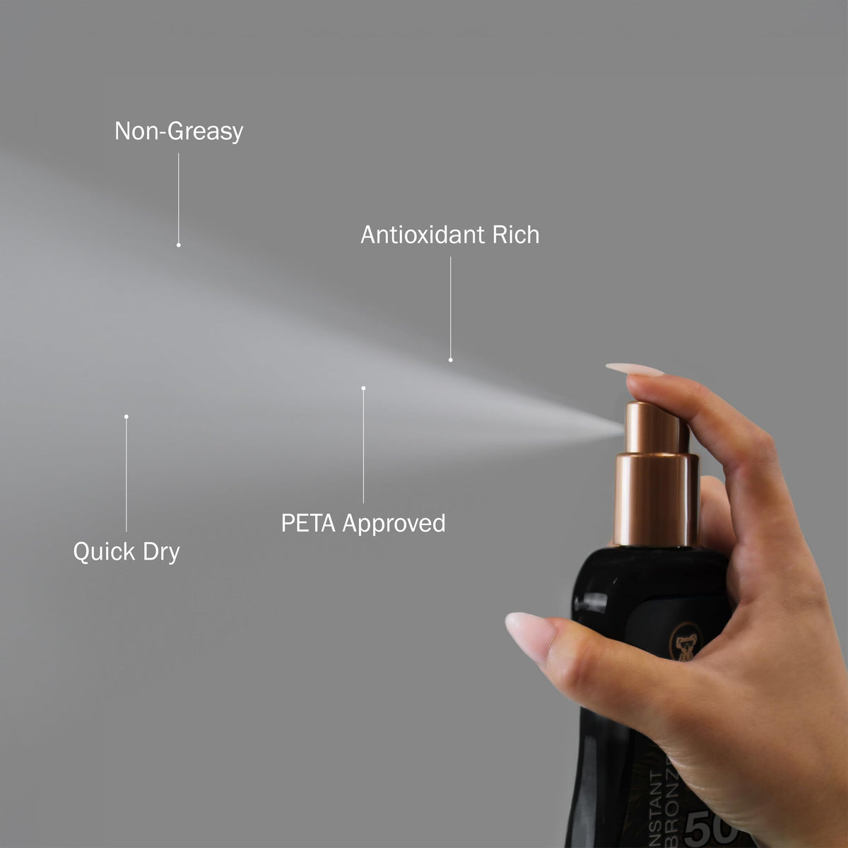 Australian Gold close-up of gel texture highlighting fast absorption and smooth finish