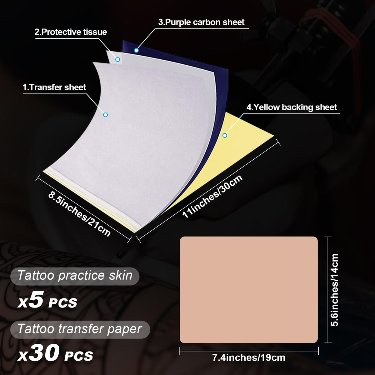 Autdor transfer paper layers close-up showing four-layer stencil clarity benefit
