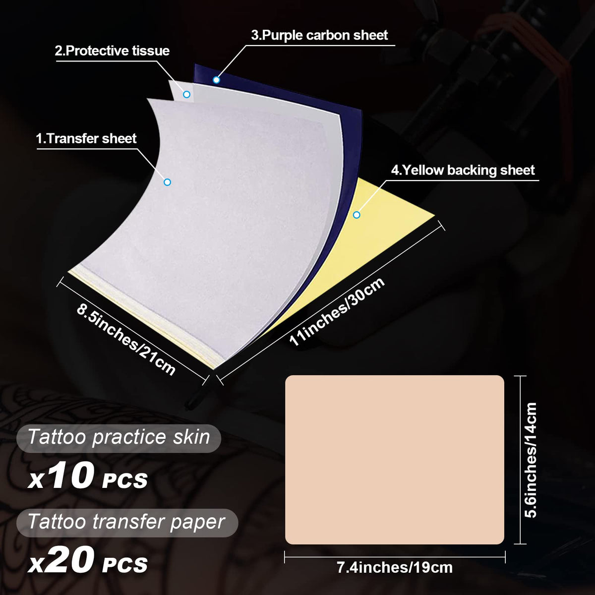 Autdor transfer paper close-up showing crisp carbon layers for clean stencils