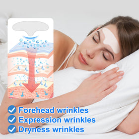 Auteek translucent patch on skin after absorption showing results