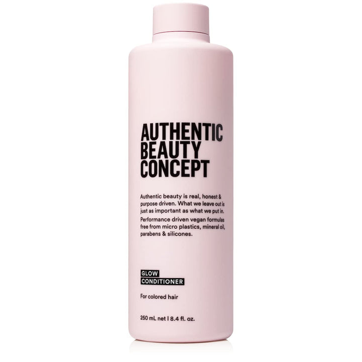 Authentic Beauty Concept bottle front view showing clean packaging and color-care benefit