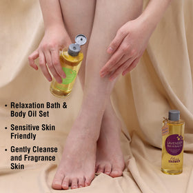 Autumn Shower close-up label highlighting ingredients and scent benefits for clarity
