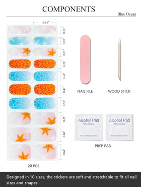 AutyaMee gel strip applied on finger demonstrating easy stick-on benefit
