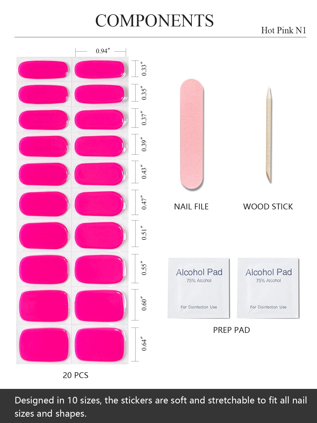 AutyaMee strips in hand to show scale and fit for confident size selection