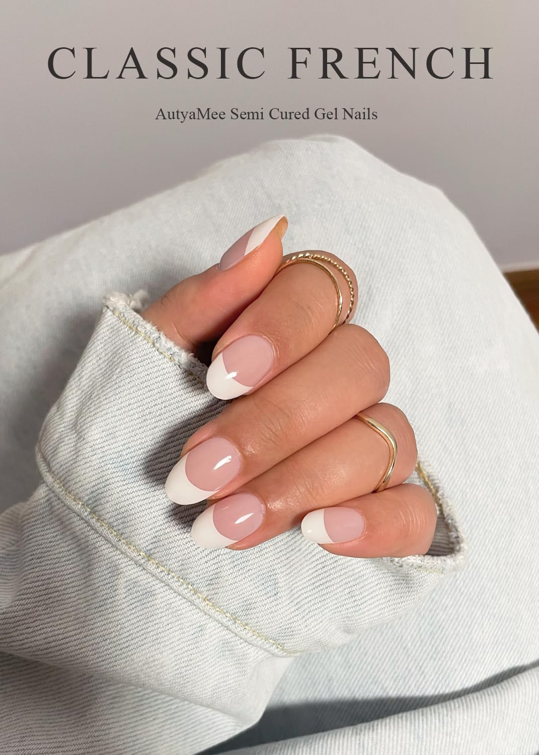 AutyaMee size comparison showing 10 sizes for accurate nail fit and comfort