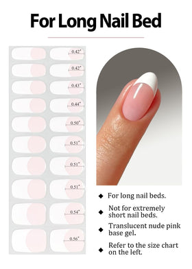 AutyaMee strips on toenails cured under lamp showing salon-quality glossy finish