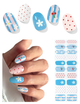 AutyaMee front packaging showing Summer Blue design and kit contents for fast application