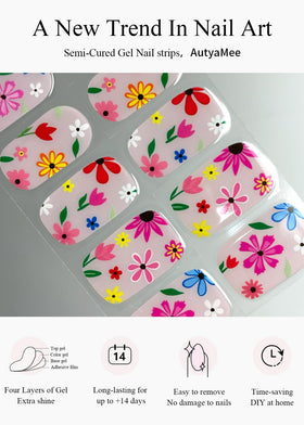 AutyaMee kit tools and strips arranged to show easy at-home application