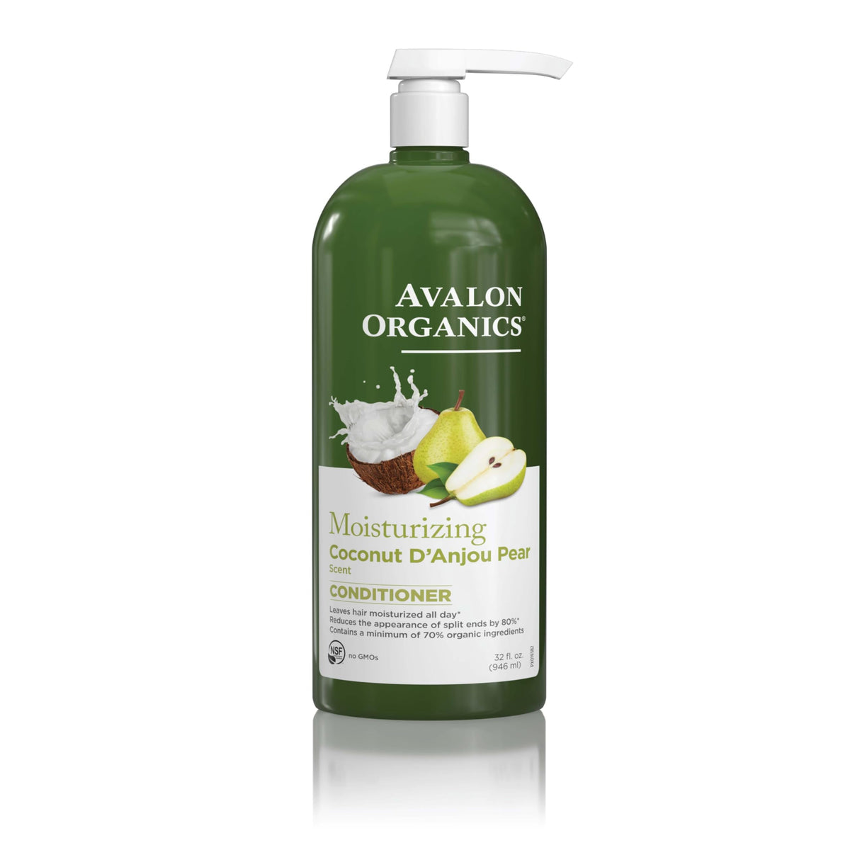 Avalon Organics front packaging showing conditioner bottle and product name benefits