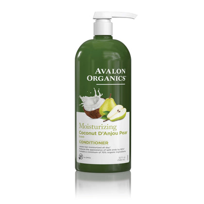 Avalon Organics front packaging showing conditioner bottle and product name benefits