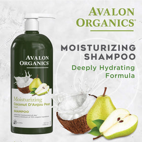 Avalon Organics shampoo lather close-up demonstrating creamy texture and moisturizing action