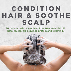 Avalon Organics creamy conditioner texture close-up for smooth hair benefit