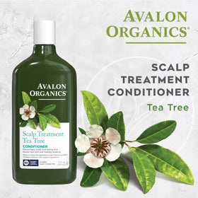Avalon Organics conditioner being dispensed into palm for easy use