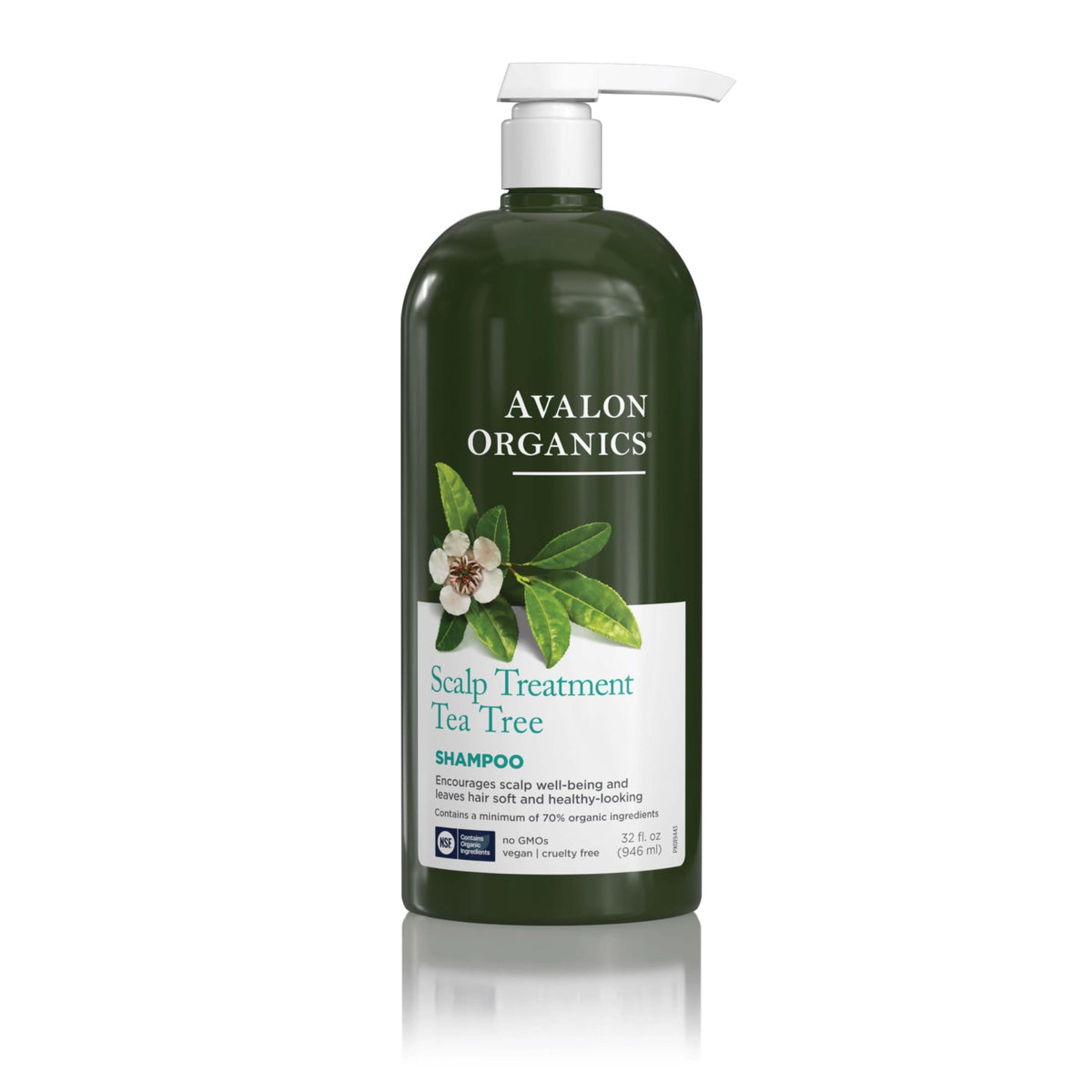 Avalon Organics front bottle view showing cleanser and size benefit