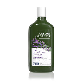 Avalon Organics front label showing product name and size with clear benefits