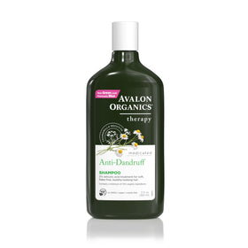 Avalon Organics front packaging showing dandruff therapy benefits