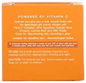 Avalon Organics close-up of gel-cream texture highlighting fast-absorbing finish