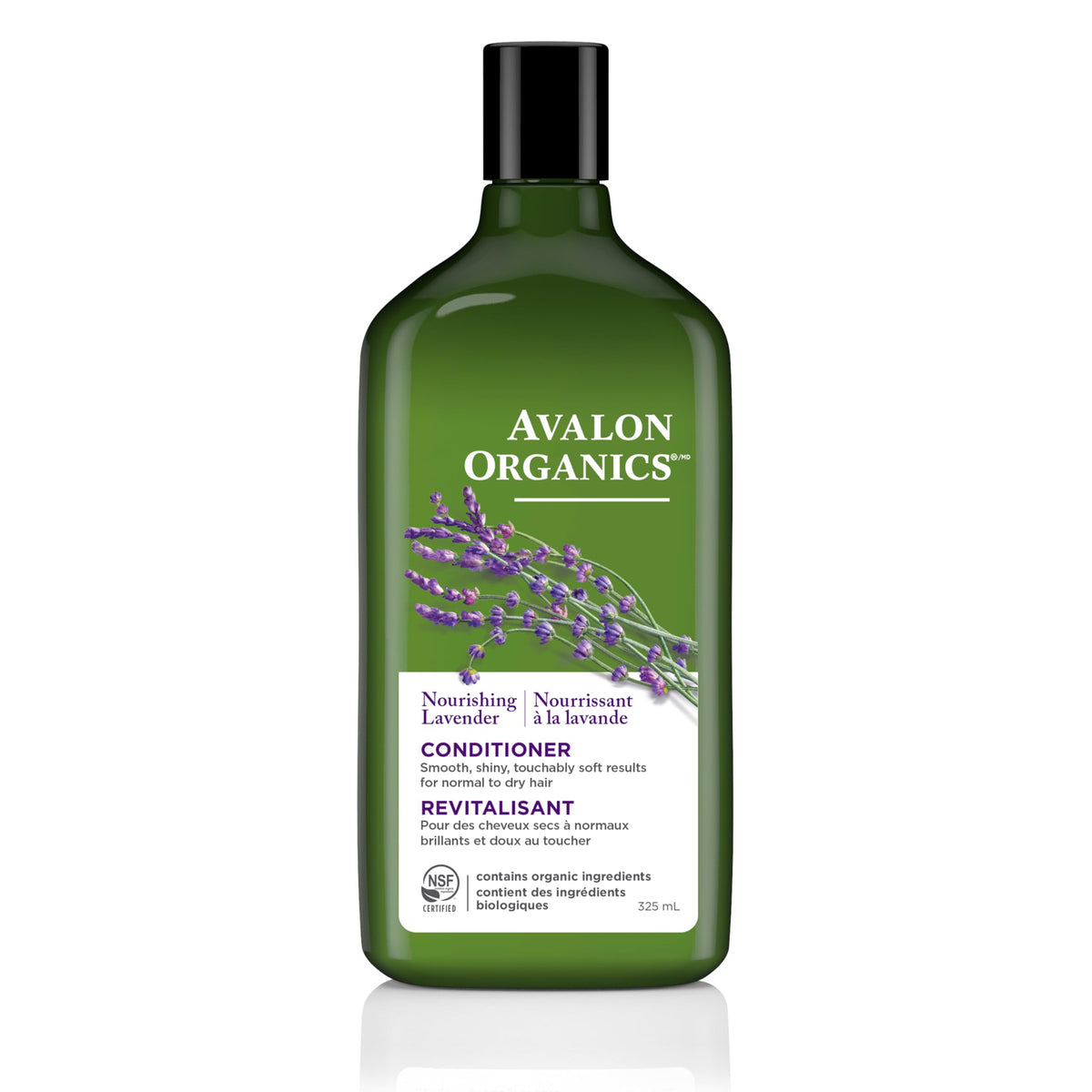 Avalon Organics front packaging showing label and organic claims for clear product info