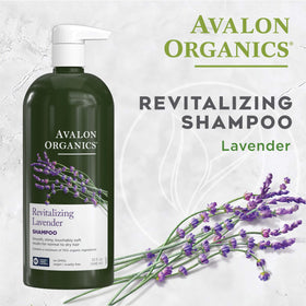 Avalon Organics bottle staged in bathroom highlighting recycled packaging benefit