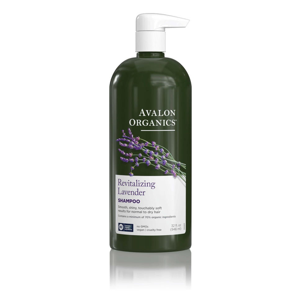 Avalon Organics front packaging showing label and size for cleaner hair