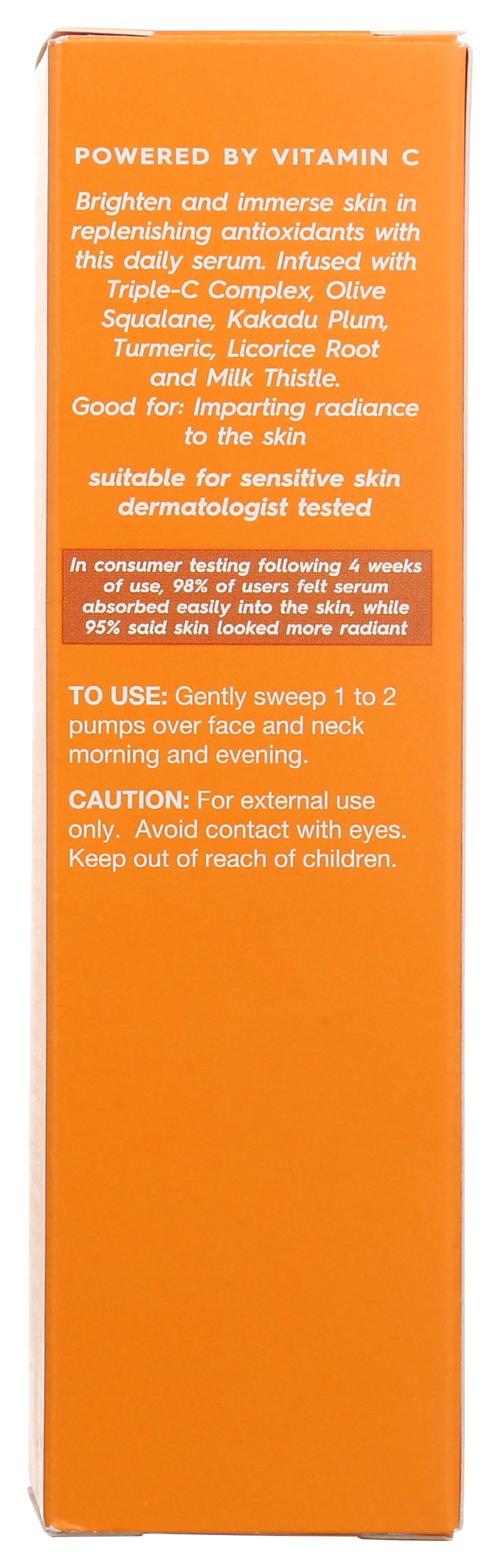 Avalon Organics pipette dispensing serum drop, demonstrates easy controlled single-dose application