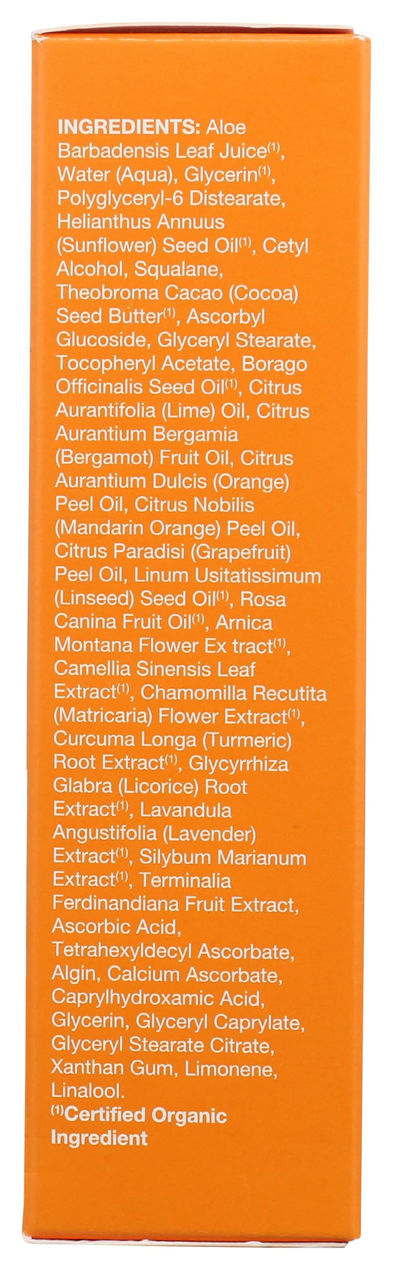Avalon Organics bottle label close-up on shelf, communicates product information and organic claims