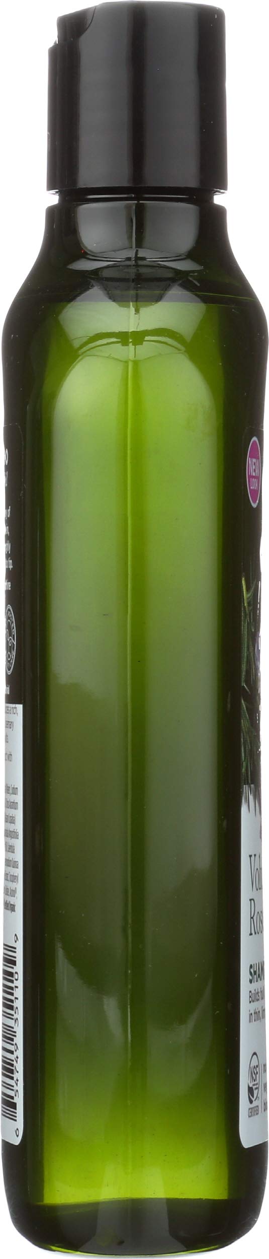 Avalon Organics ingredient label close-up highlighting organic botanicals