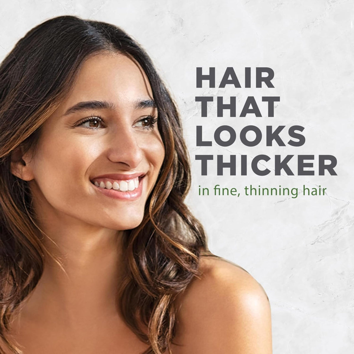 Avalon Organics shampoo being applied to wet hair for visible body and lift