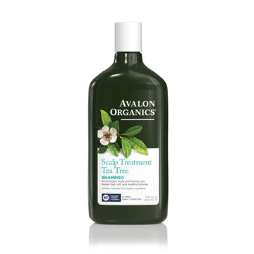 Avalon Organics front bottle view showing label and benefits
