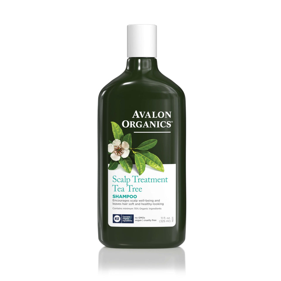 Avalon Organics front bottle view showing label and benefits