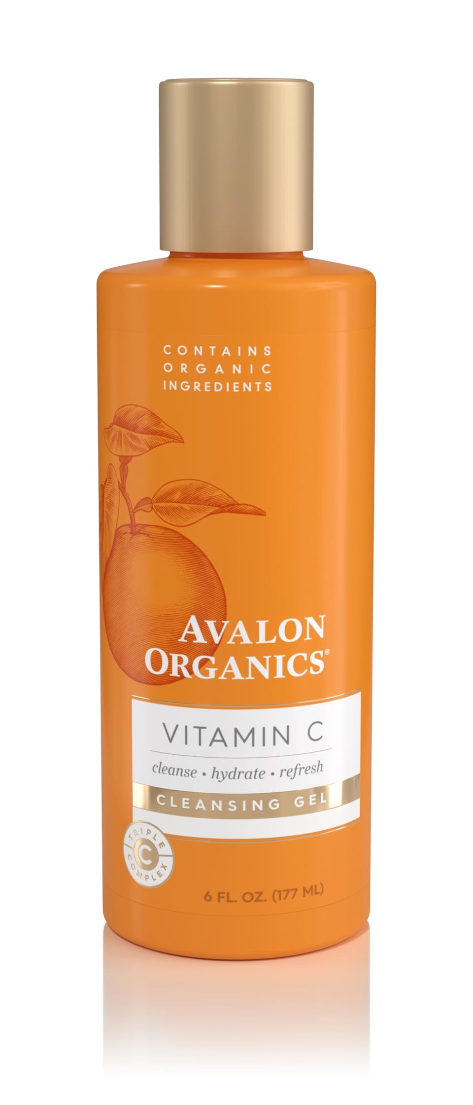 Avalon Organics product front packaging showing label and benefits