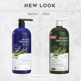 Avalon Organics shampoo paired with conditioner showing complete routine benefit