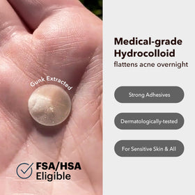 AVARELLE patch applied on cheek demonstrating discreet coverage benefit