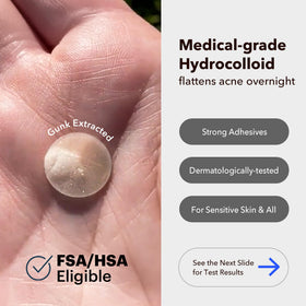 AVARELLE close-up of hydrocolloid patch texture highlighting thin profile
