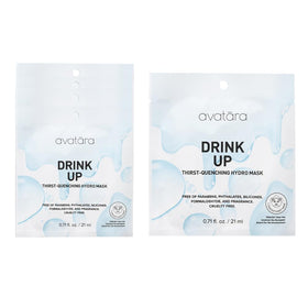 Avatara front packaging showing five hydrating sheet masks and benefits