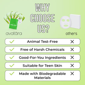 Avatara mask next to a hand showing scale and practical facial coverage benefit