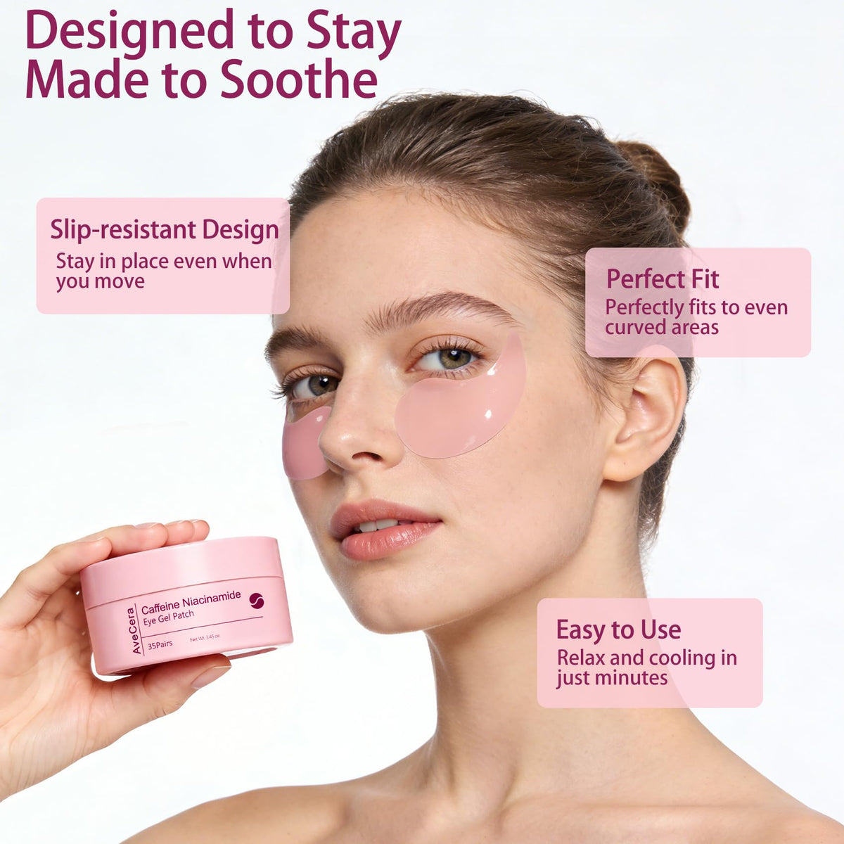 AveCera remaining serum on skin highlighting lasting hydration