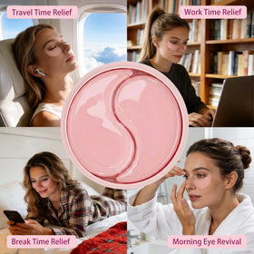 AveCera lifestyle scene using patches while relaxing to refresh appearance