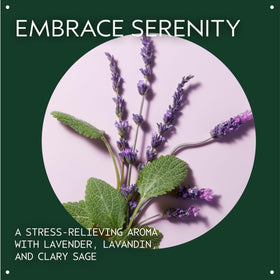 Aveda applied to wrist pulse point for quick inhalation and immediate calming scent