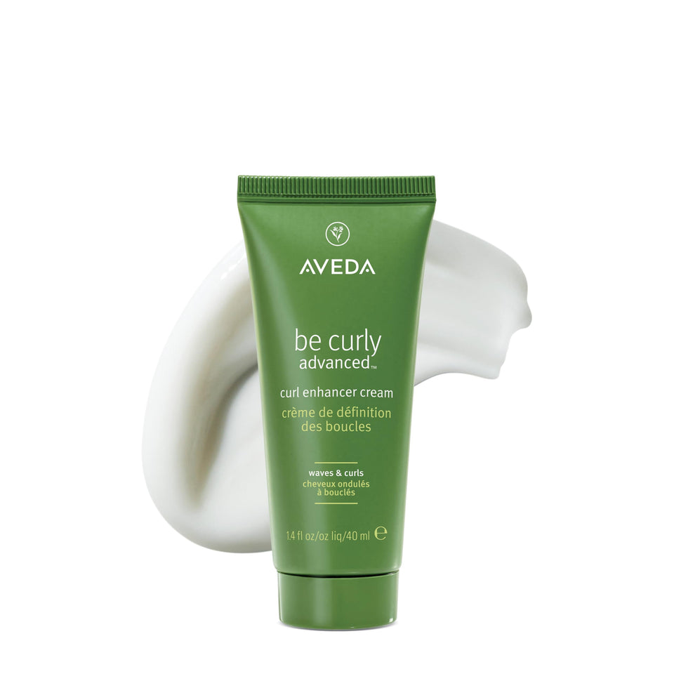 Aveda front packaging showing product and benefit of curl definition