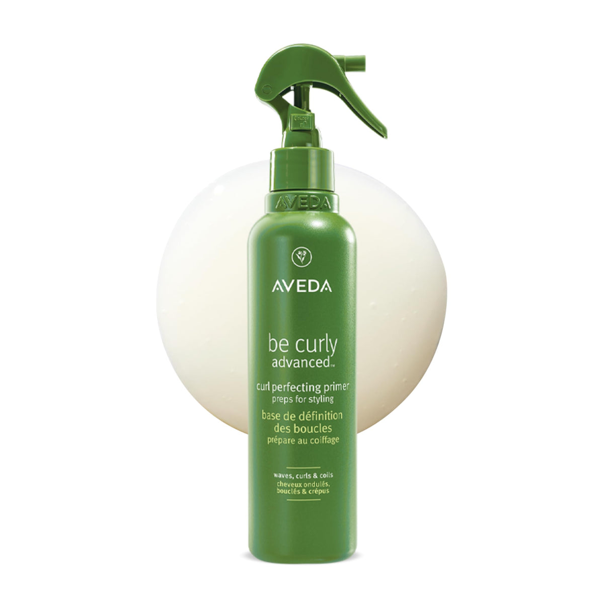 Aveda Be Curly front packaging shows product and label for easy recognition and benefits