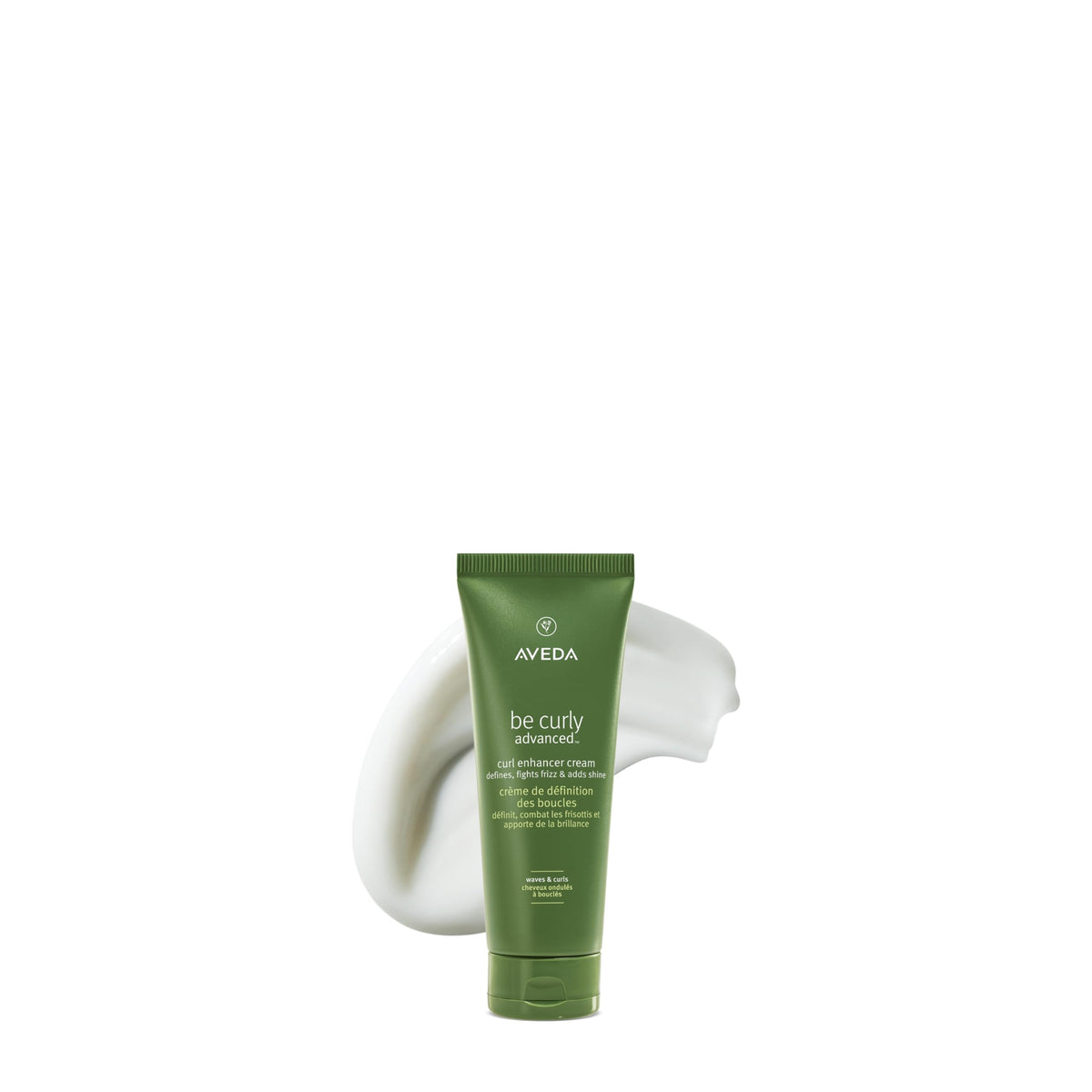 Aveda Be Curly front packaging showing product and branding for curl definition