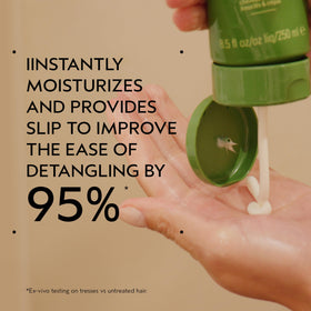 Aveda Be Curly pump dispenser detail for easy salon-style dispensing and control